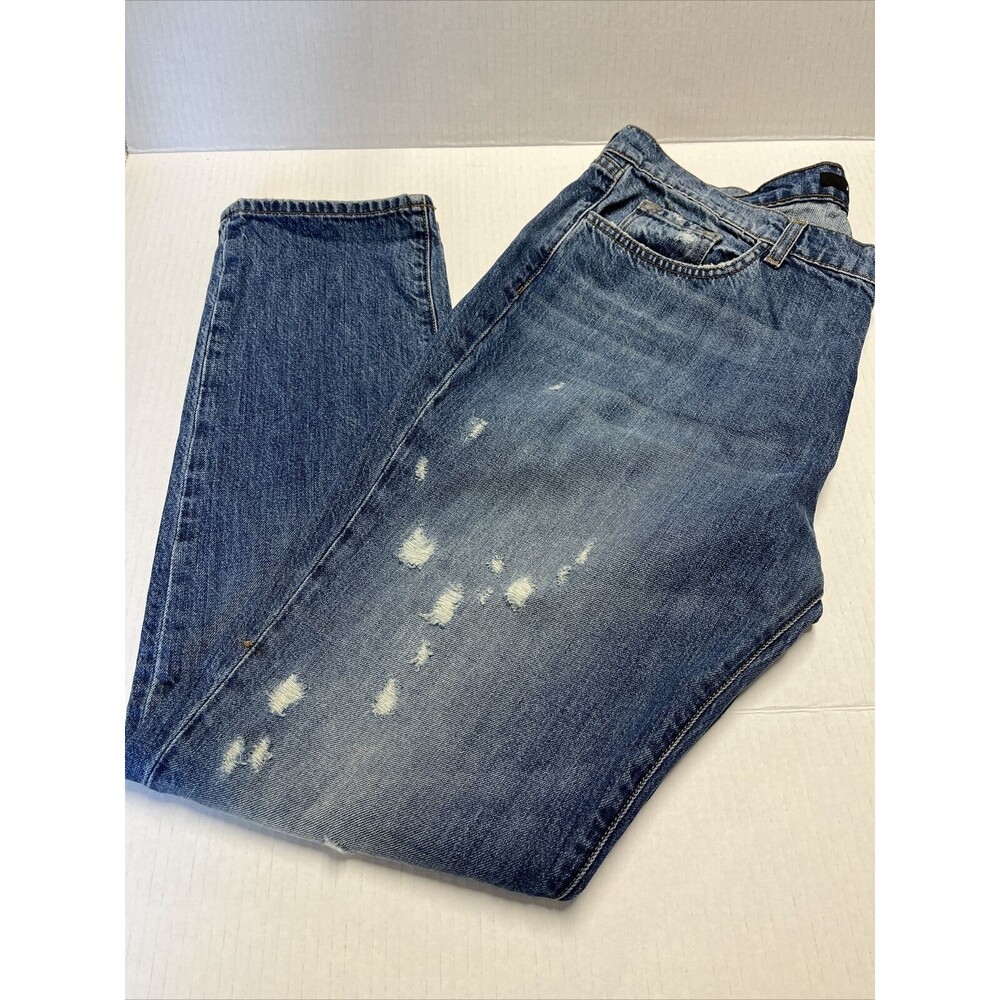 J BRAND  Tate Boyfriend Mid-rise Stretch Blue Jeans L22107 Size 31 NWT